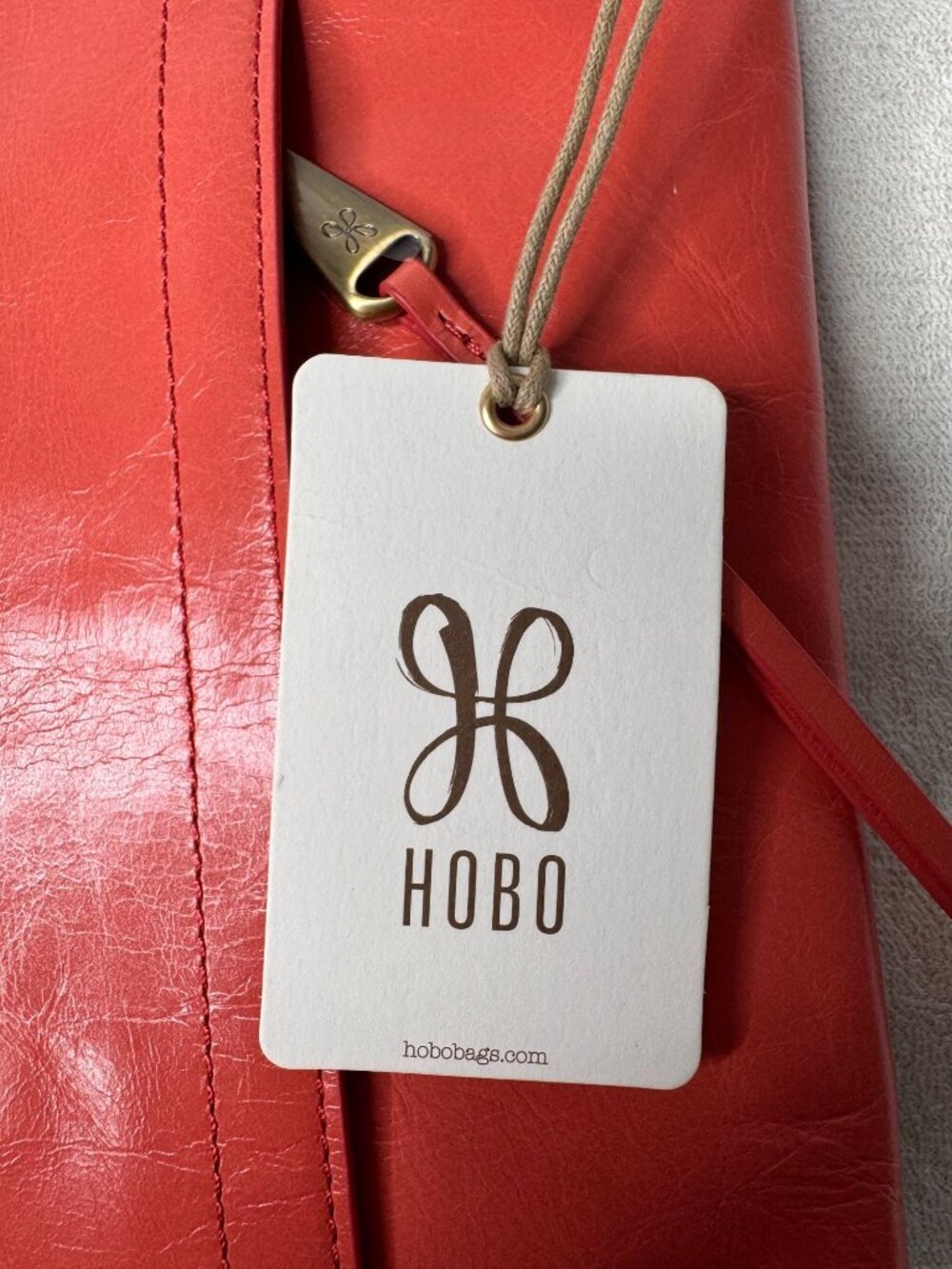NWT Hobo Drifter Tea Rose Leather Crossbody Bag Adjustable Strap - Picture 5 of 14